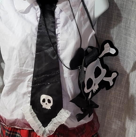 🎃Gothic School Pirate Kids Halloween Costume youth m - Picture 2 of 10